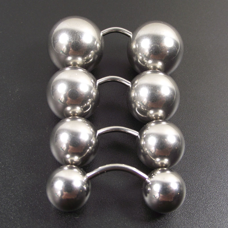 Nipple Bar Curved - Sayao Thanh Ngắn Bóng To Inox