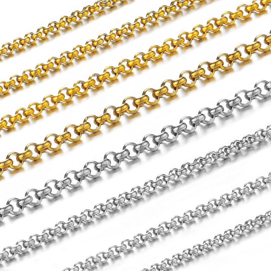 Body Jewelry Usa - 1 Meter 2-4mm Stainless Steel O-shaped