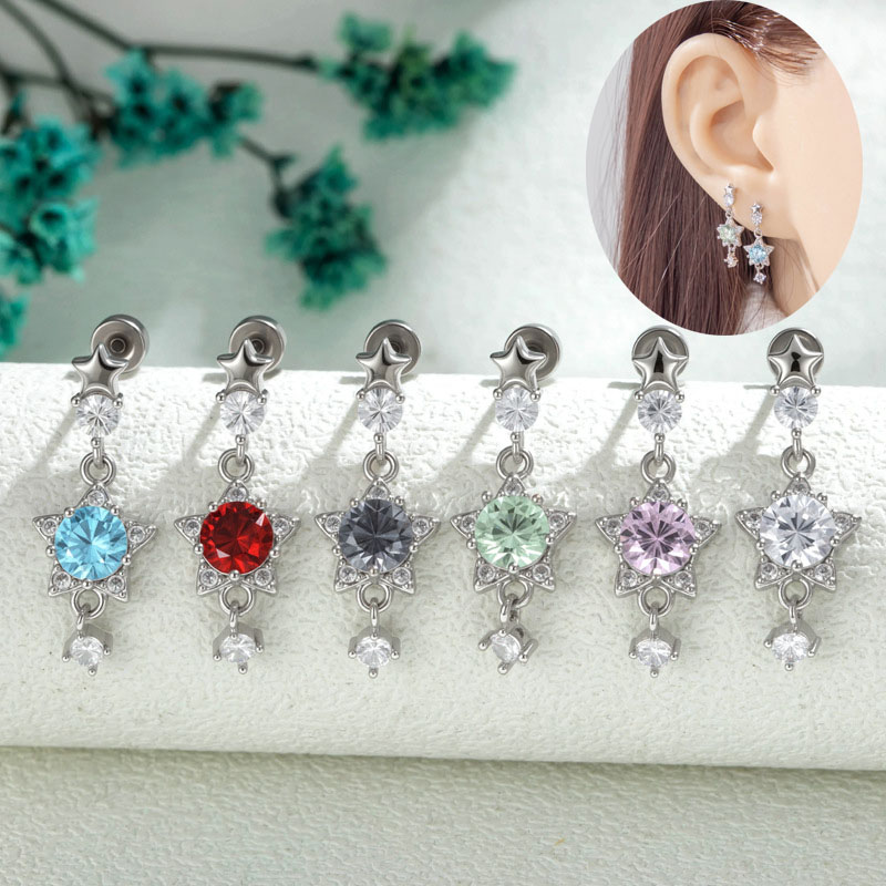 Body Piercing Quality Jewelry - 20Guage Stud Earrings for women Surgical