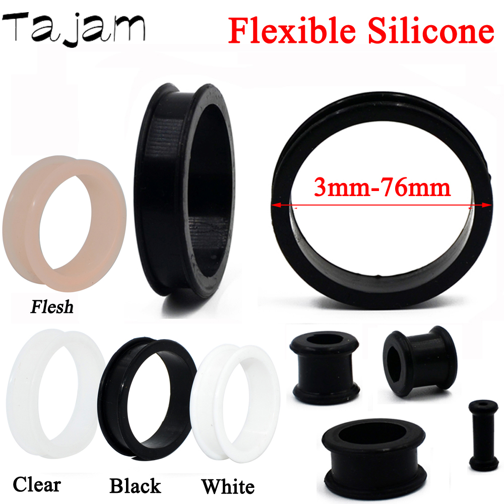 Body Jewelry Gauges - 1 3Mm-76Mm Size Lớn Rỗng Silicone