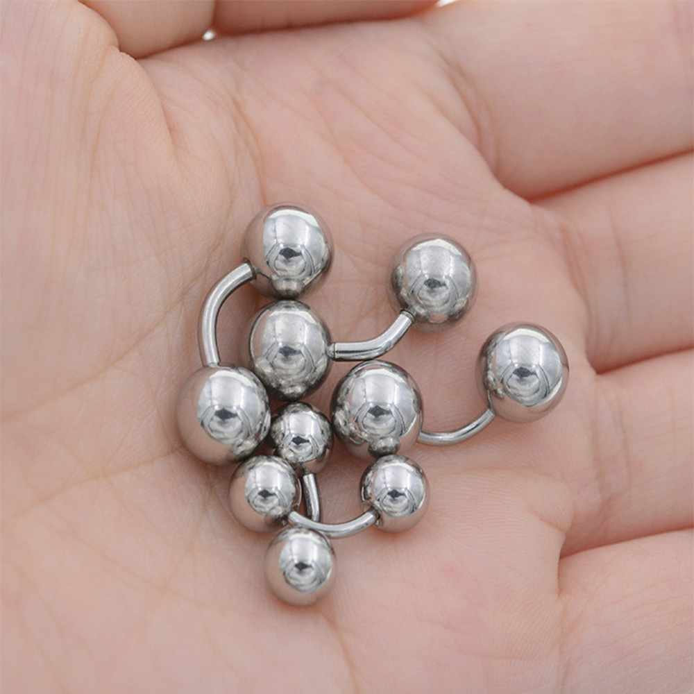 1 Chiếc PA Núm Vú Âm Đạo Vòng  - đánh giá và giá Nipple Bar Curved