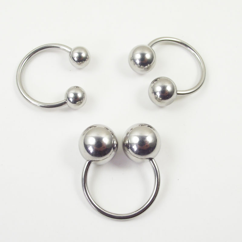Bóng To Thép Không Gỉ Barbell  - đánh giá và giá Nipple Bar Curved