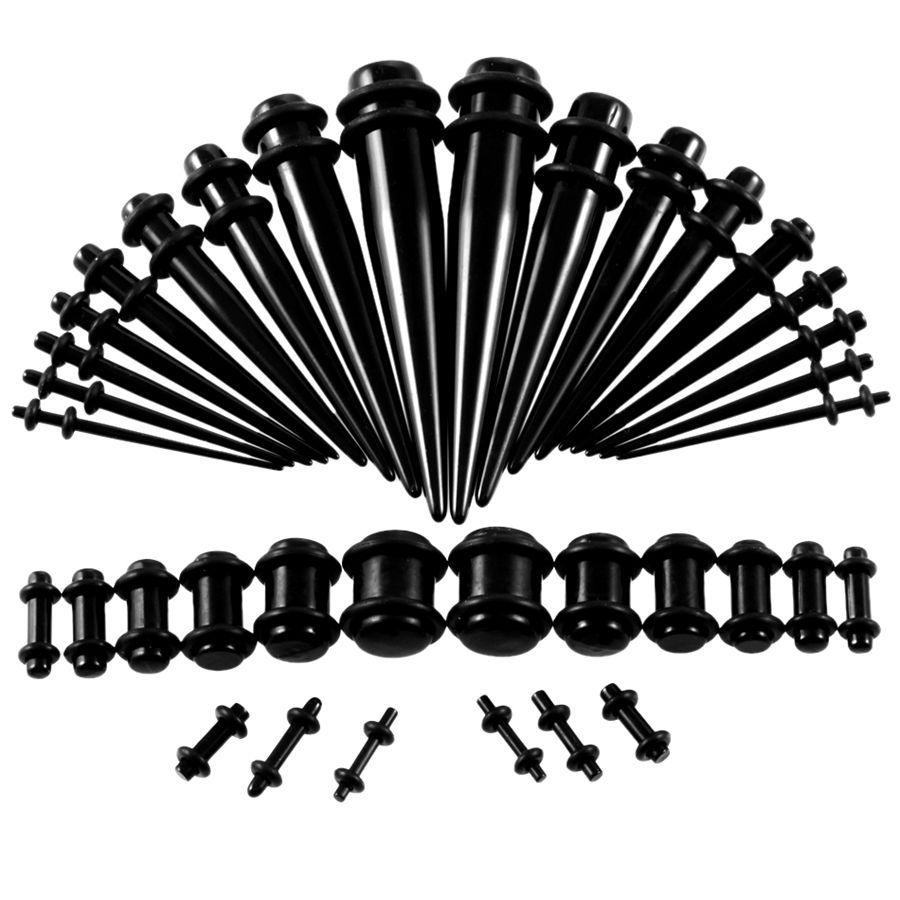 36pcs/lot Acrylic Ear Gauge Ta - đánh giá và giá Body Jewelry Ear Gauges