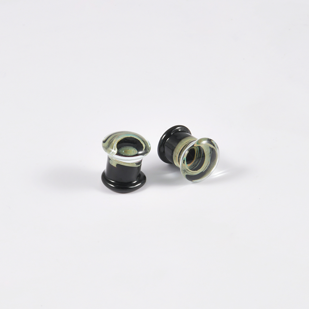 Pair Quality Glass Vortex Ear  - đánh giá và giá Body Piercing Quality Jewelry