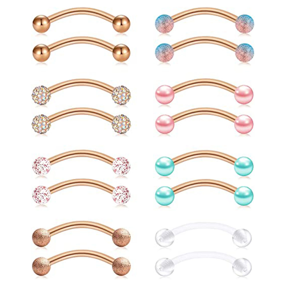 16G Stainless Steel Long Nippl - đánh giá và giá Nipple Bar Curved