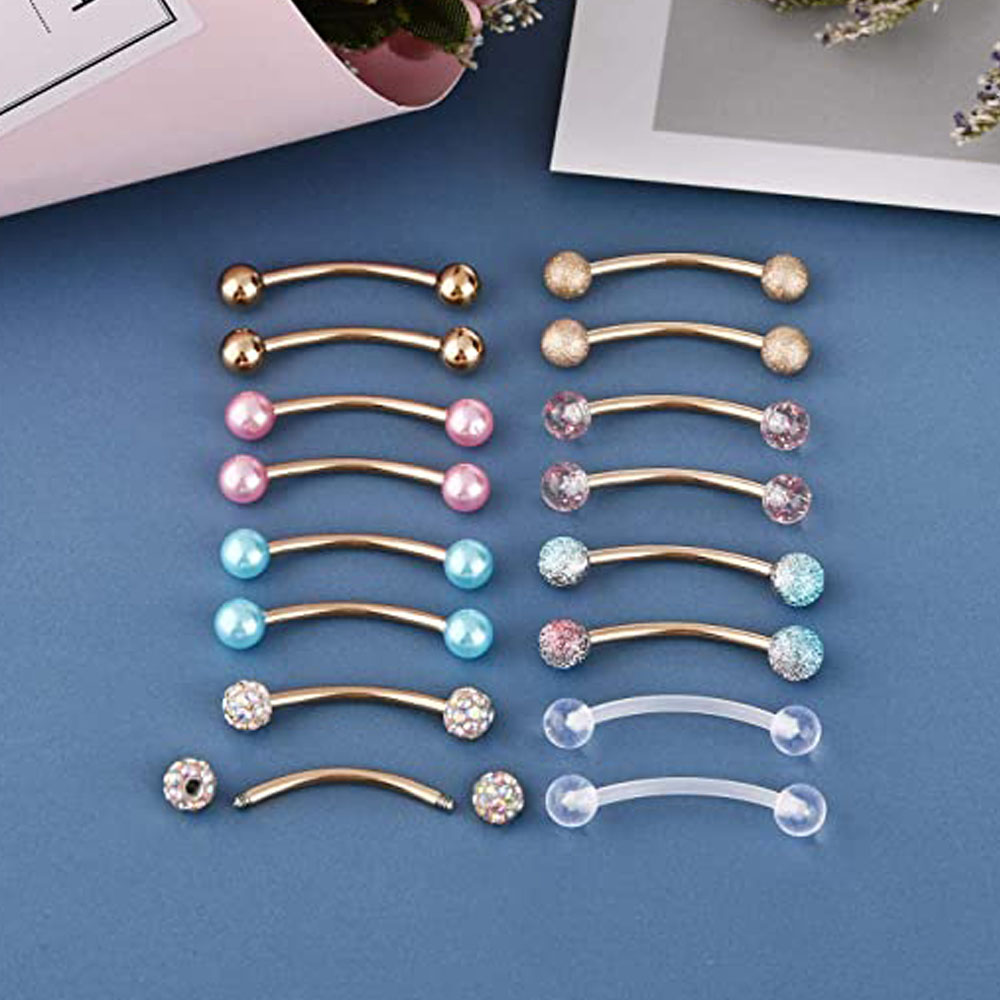 16G Stainless Steel Long Nippl - đánh giá và giá Nipple Bar Curved