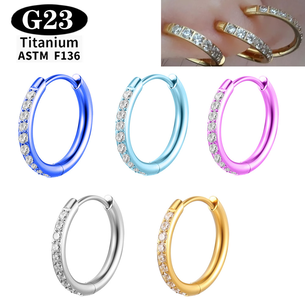 ASTM F136 G23 Titanium arring  - đánh giá và giá Body Piercing Quality Jewelry