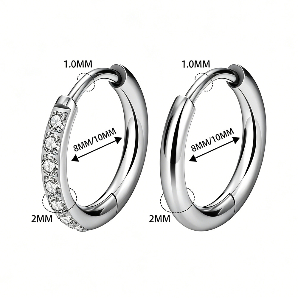 ASTM F136 G23 Titanium arring  - đánh giá và giá Body Piercing Quality Jewelry