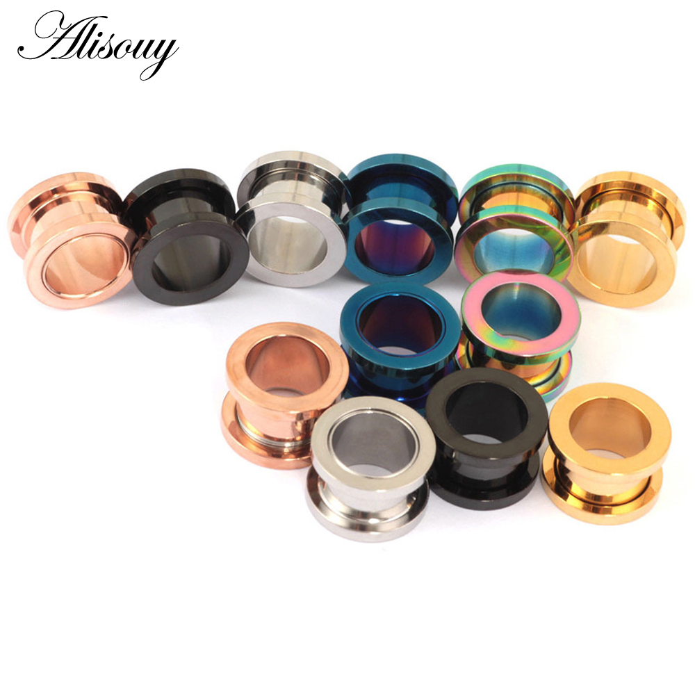 1Pc 2Mm-25Mm Thép Không Gỉ Tai - đánh giá và giá Body Jewelry Ear Gauges