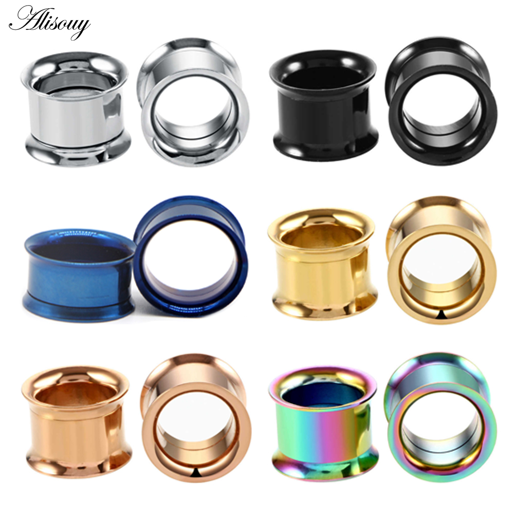 1Pc 2Mm-25Mm Thép Không Gỉ Tai - đánh giá và giá Body Jewelry Ear Gauges