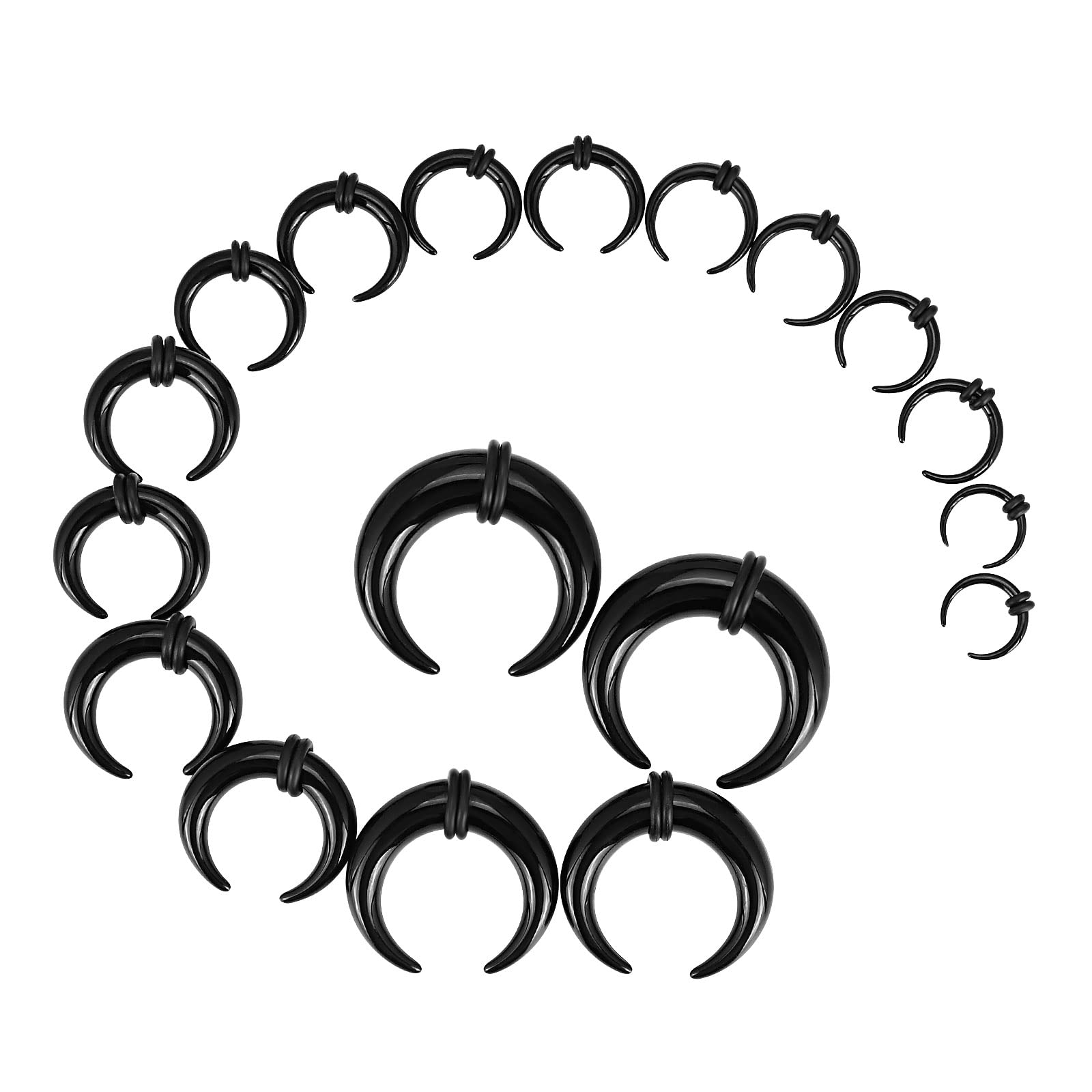 18Pcs Acrylic Septum Pincher T - đánh giá và giá Body Jewelry Gauges