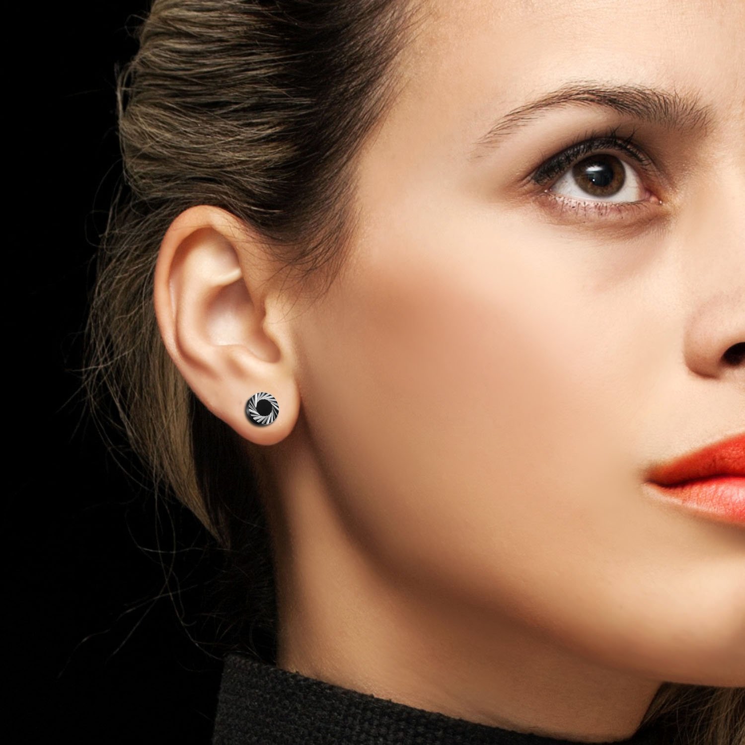 2Pcs/6Pcs Black Stainless Stee - đánh giá và giá Body Jewelry Ear Gauges