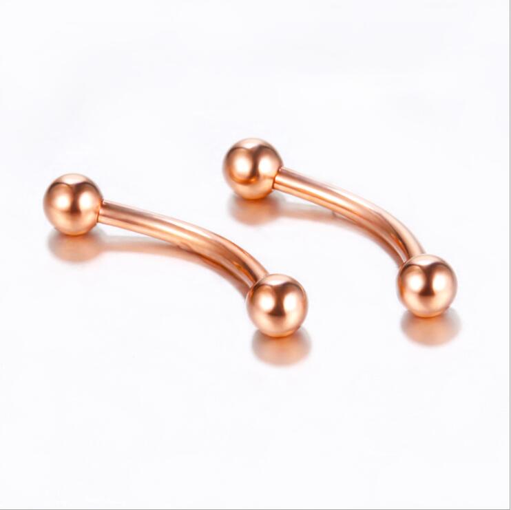 10 Cái/lốc Lông Mày Đâm Xuyên  - đánh giá và giá Nipple Bar Curved