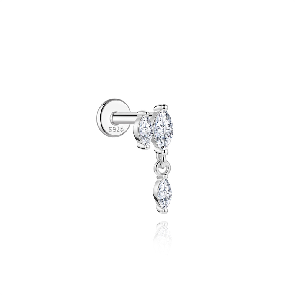 KOJ 1PC 925 Sterling Silver Zi - đánh giá và giá Body Piercing Quality Jewelry