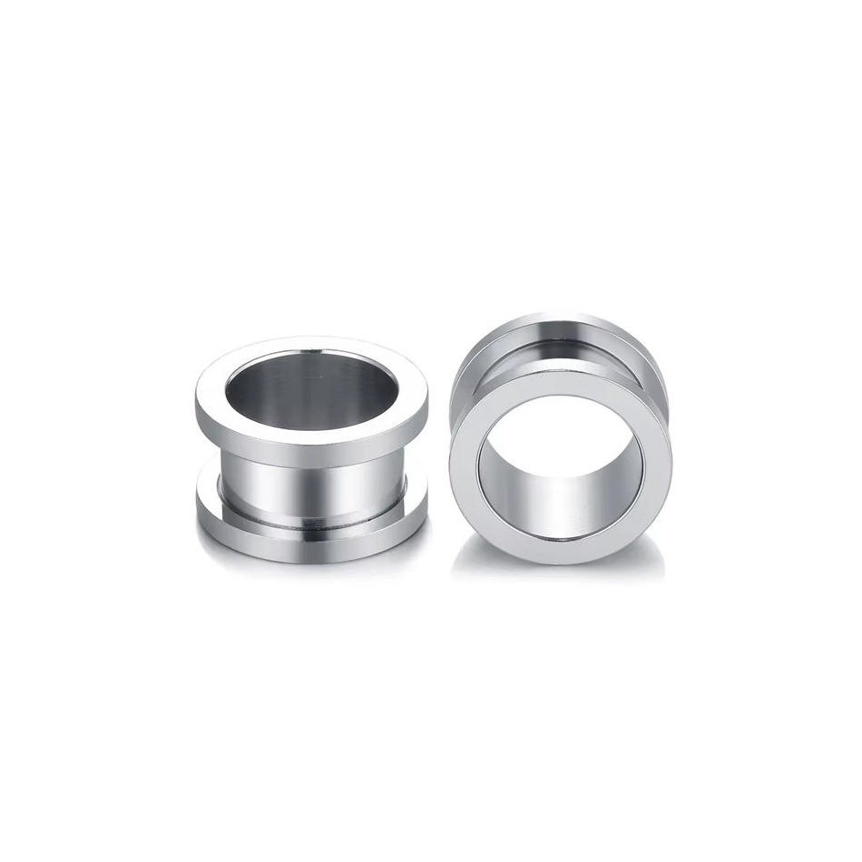 1Pair Stainless Steel Ear Plug - đánh giá và giá Body Jewelry Ear Gauges