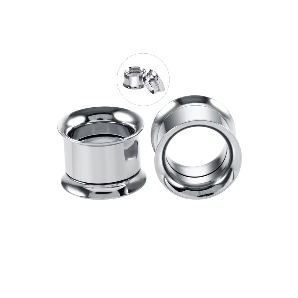 1Pair Stainless Steel Ear Plug - đánh giá và giá Body Jewelry Ear Gauges