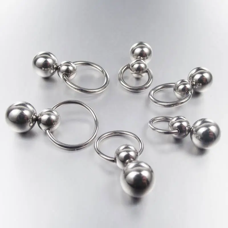 Stainless Steel Double Ball Cu - đánh giá và giá Nipple Bar Curved
