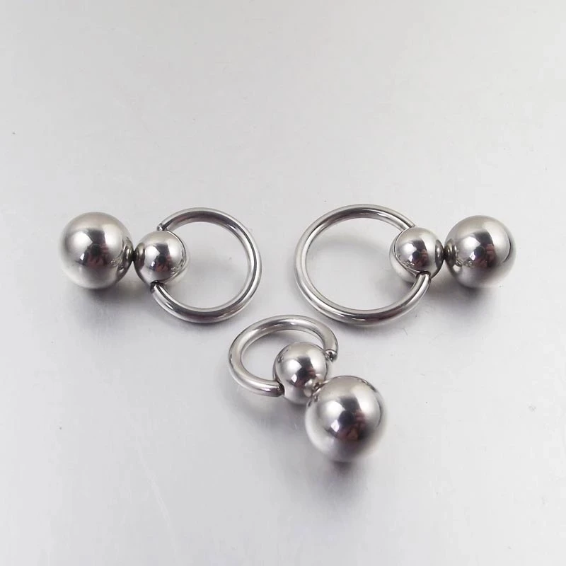 Stainless Steel Double Ball Cu - đánh giá và giá Nipple Bar Curved