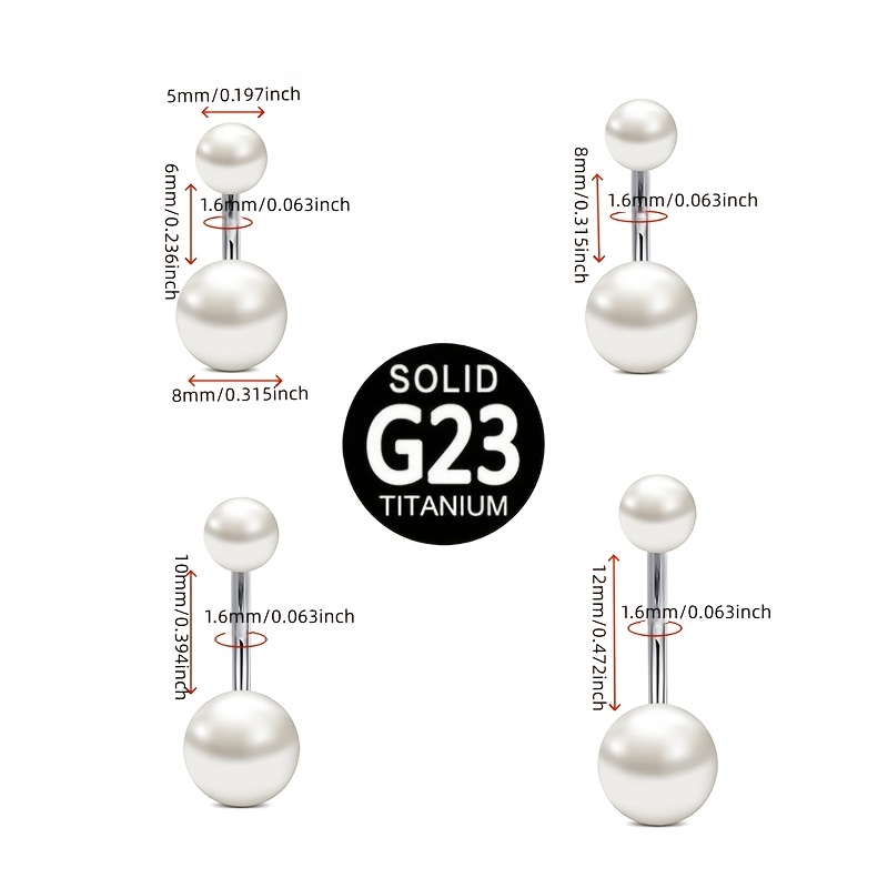 Exquisite G23 Titanium Alloy W - đánh giá và giá Body Piercing Quality Jewelry