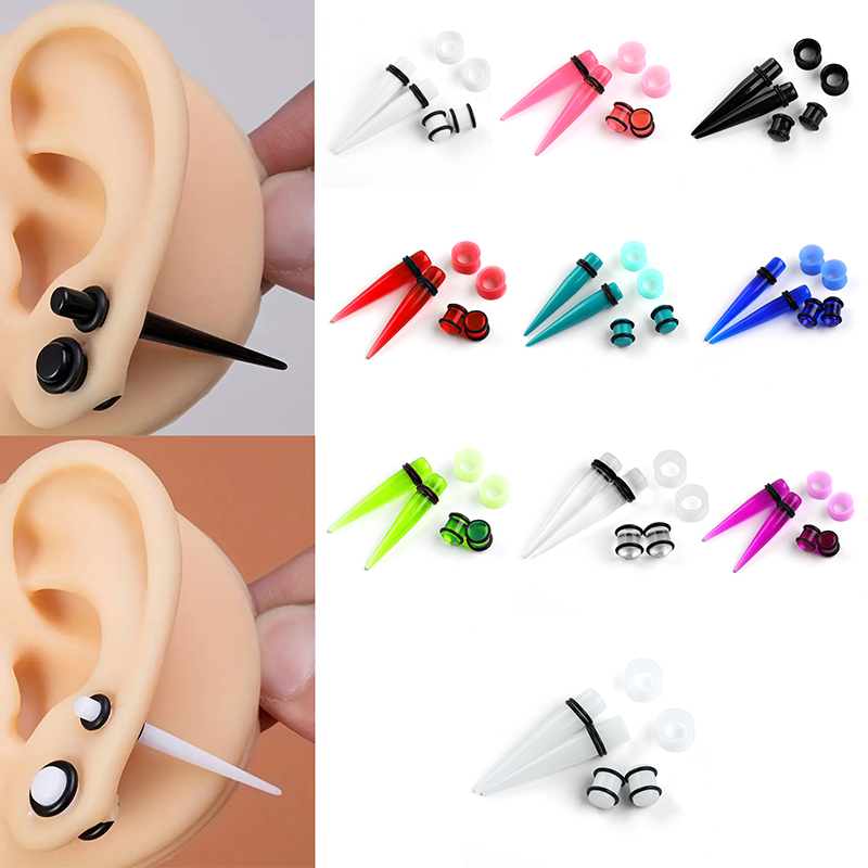 50pcs Acrylic Spike Ear Gauges - đánh giá và giá Body Jewelry Gauges