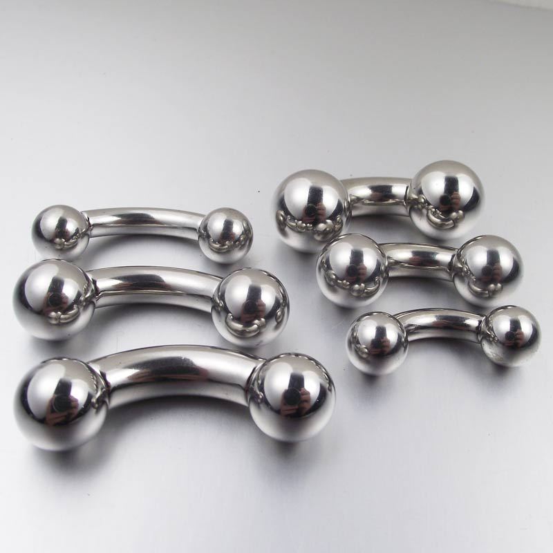 Chuỗi Xoắn Xuyên Ngắn Chuối Cầ - đánh giá và giá Nipple Bar Curved