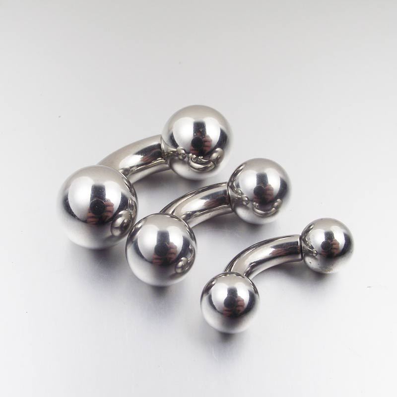 Chuỗi Xoắn Xuyên Ngắn Chuối Cầ - đánh giá và giá Nipple Bar Curved