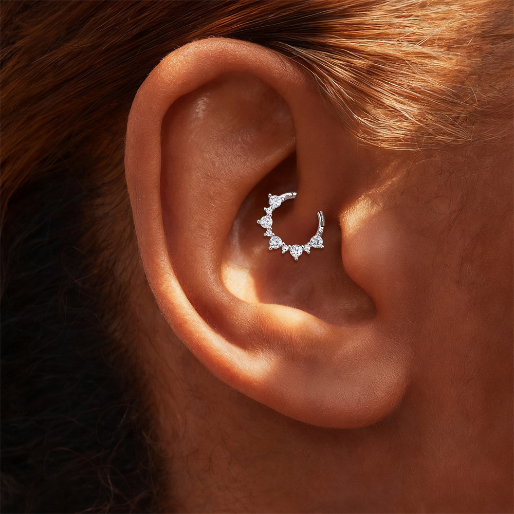 KOJ 1PC 925 Sterling Silver Mo - đánh giá và giá Body Piercing Quality Jewelry