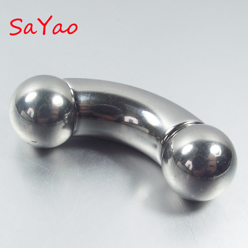 Sayao Thanh Ngắn Bóng To Inox  - đánh giá và giá Nipple Bar Curved