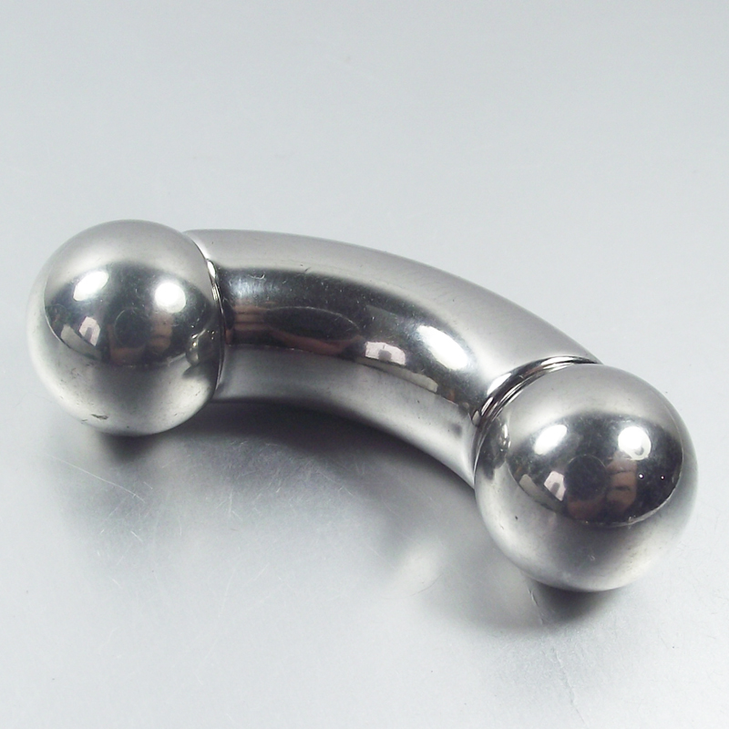 Sayao Thanh Ngắn Bóng To Inox  - đánh giá và giá Nipple Bar Curved