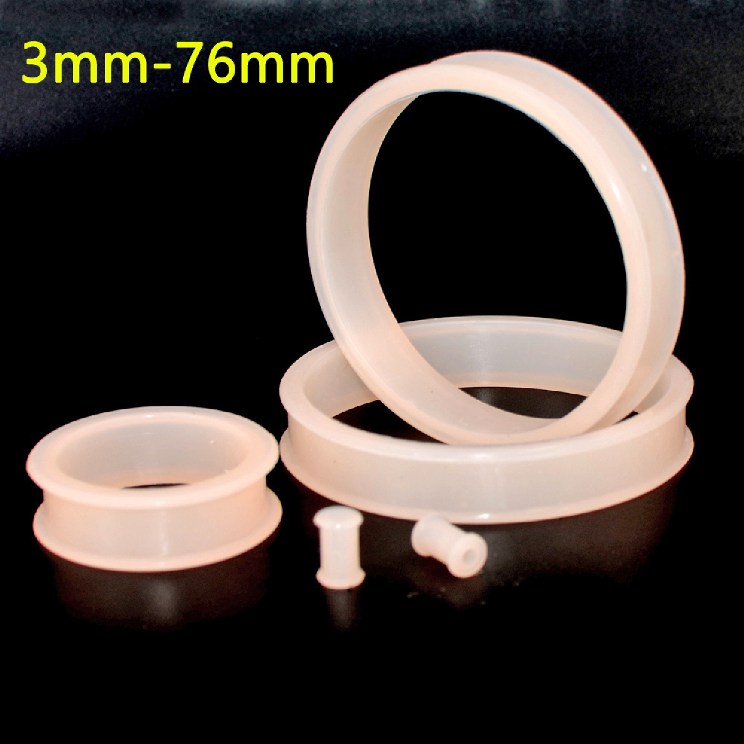 2pcs Supersize Flexible Silico - đánh giá và giá Body Jewelry Gauges