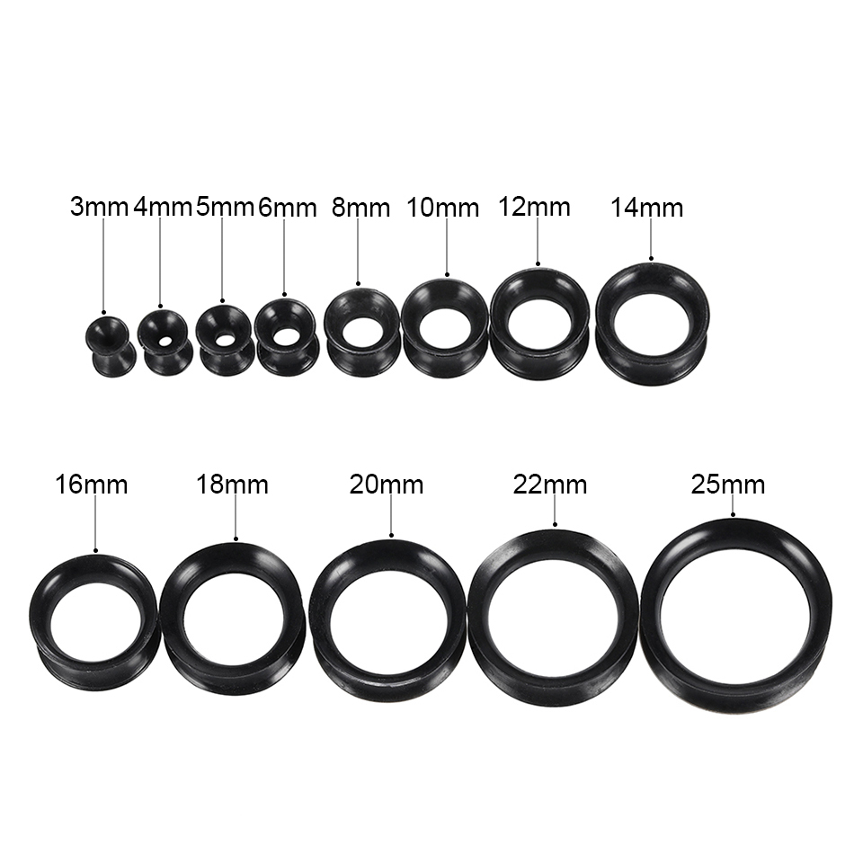 30 Cái/lốc Ốp Dẻo Tai Thịt Hầm - đánh giá và giá Body Jewelry Gauges