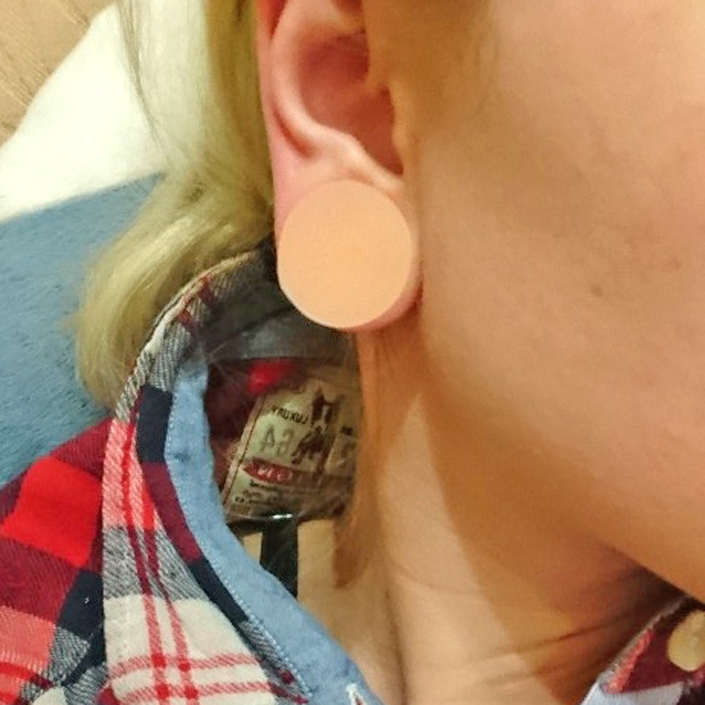 1 Ốp Dẻo Dày Tai Bùng Lên Phíc - đánh giá và giá Body Jewelry Gauges