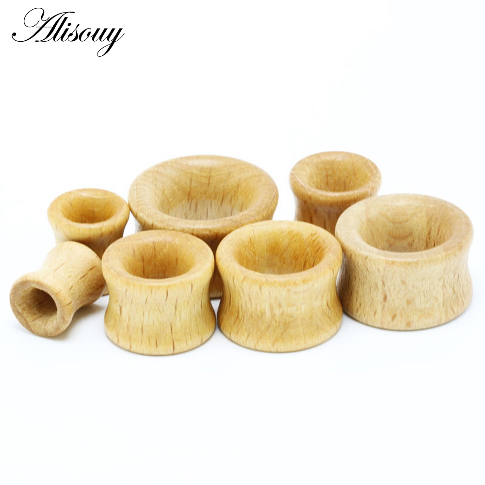 1PC Thời Trang Tai Gỗ Thịt Hầm - đánh giá và giá Body Jewelry Ear Gauges