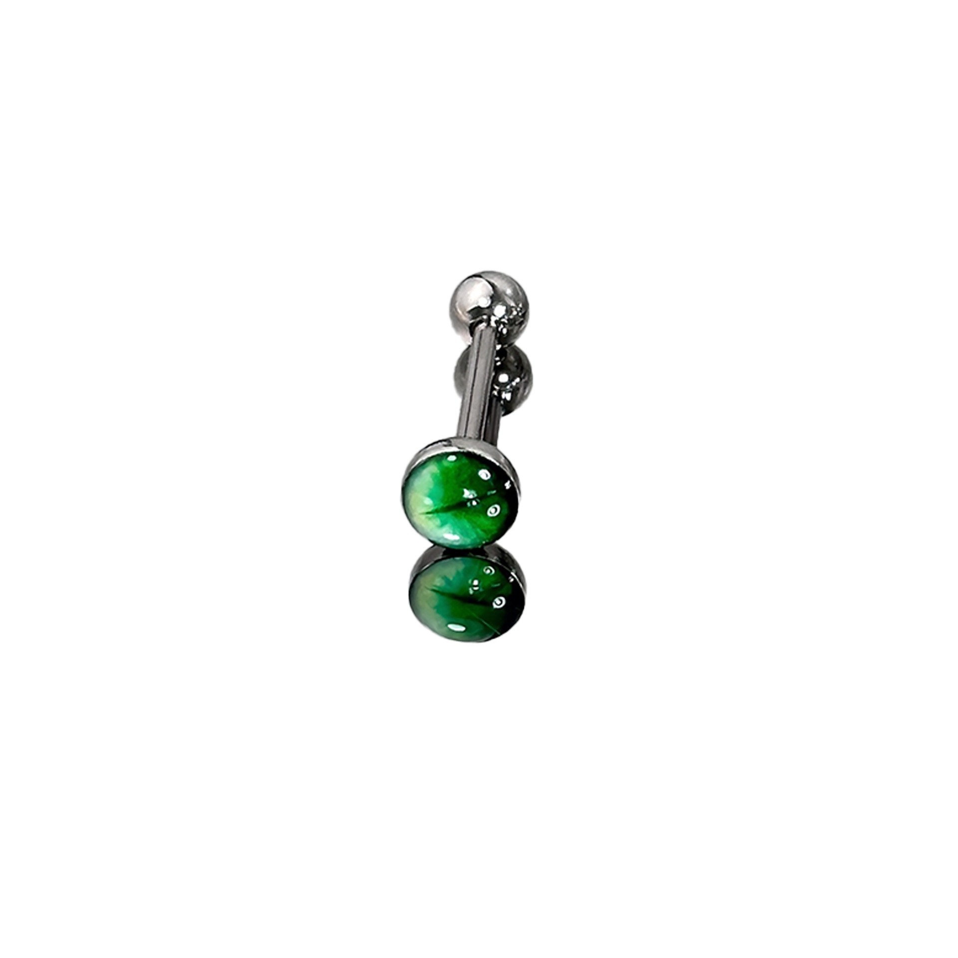 1Pc High-Quality Trendy Green  - đánh giá và giá Body Piercing Quality Jewelry