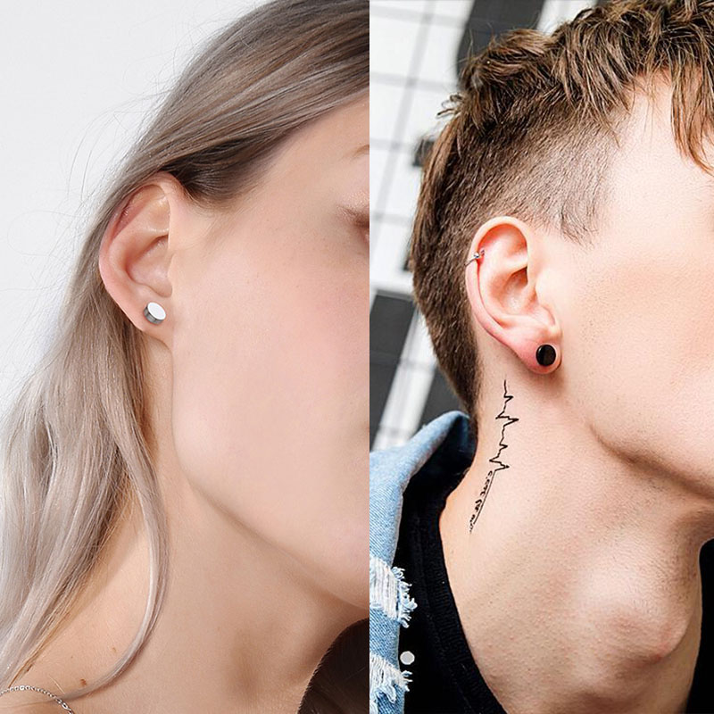 1 Pair/6 Pairs Stainless Steel - đánh giá và giá Body Jewelry Ear Gauges