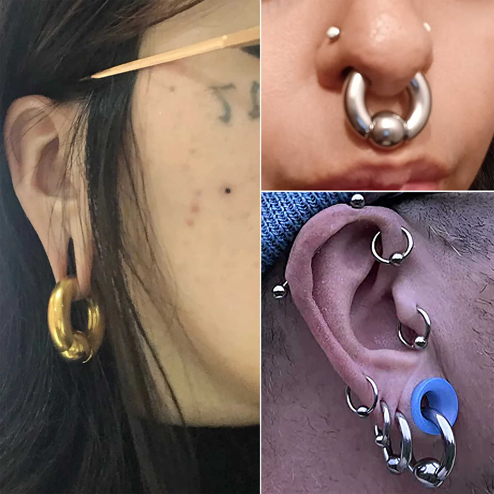 1Pc 00G-0G-12G Large Gauges St - đánh giá và giá Body Jewelry Gauges