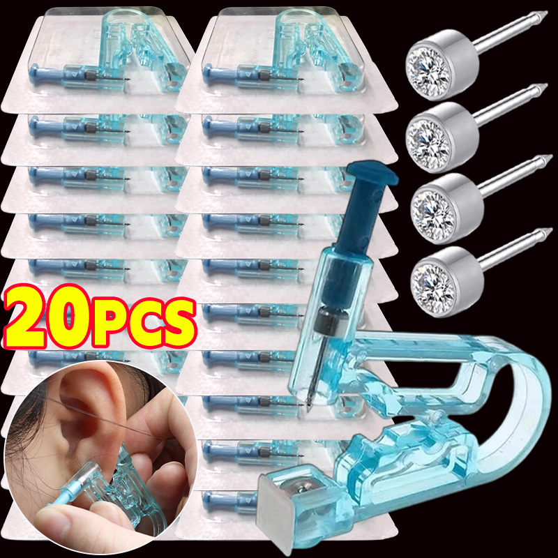 1/20pcs Blue Disposable Ear Pi - đánh giá và giá Body Jewelry Factory