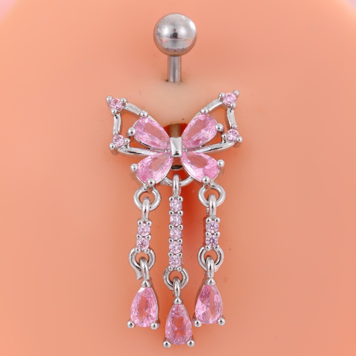 High Quality Copper With CZ Bu - đánh giá và giá Body Piercing Quality Jewelry