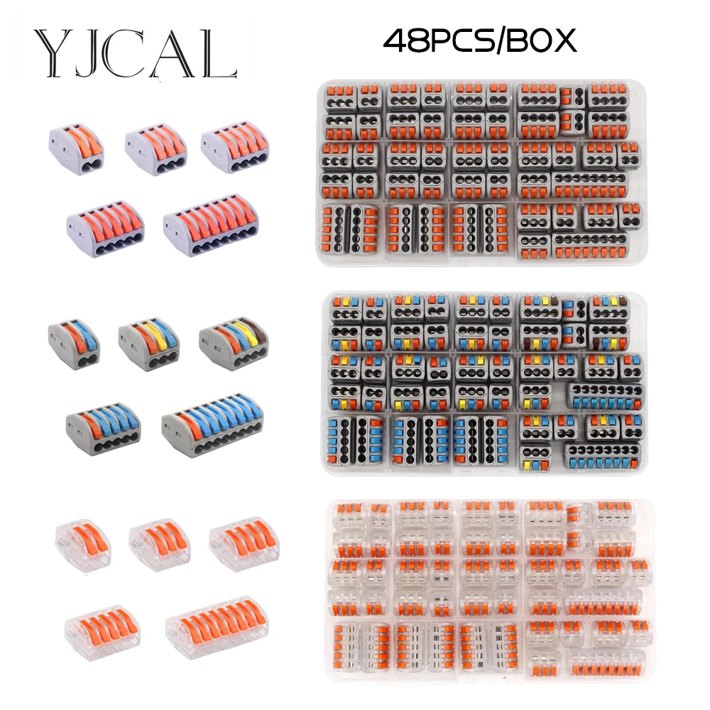 30/48 Pcs Fast Wiring Connecto - đánh giá và giá Threadless Push Pin