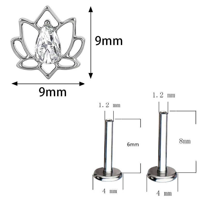 ASTM F136 Titanium Ear PIERC B - đánh giá và giá Body Jewelry Factory