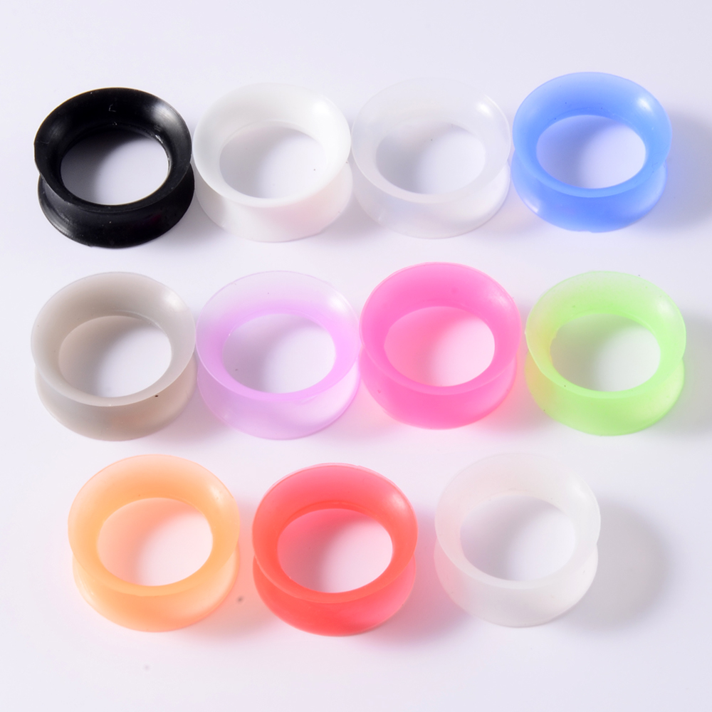 2 Nút Tai Silicon Và Đường Hầm - đánh giá và giá Body Jewelry Gauges