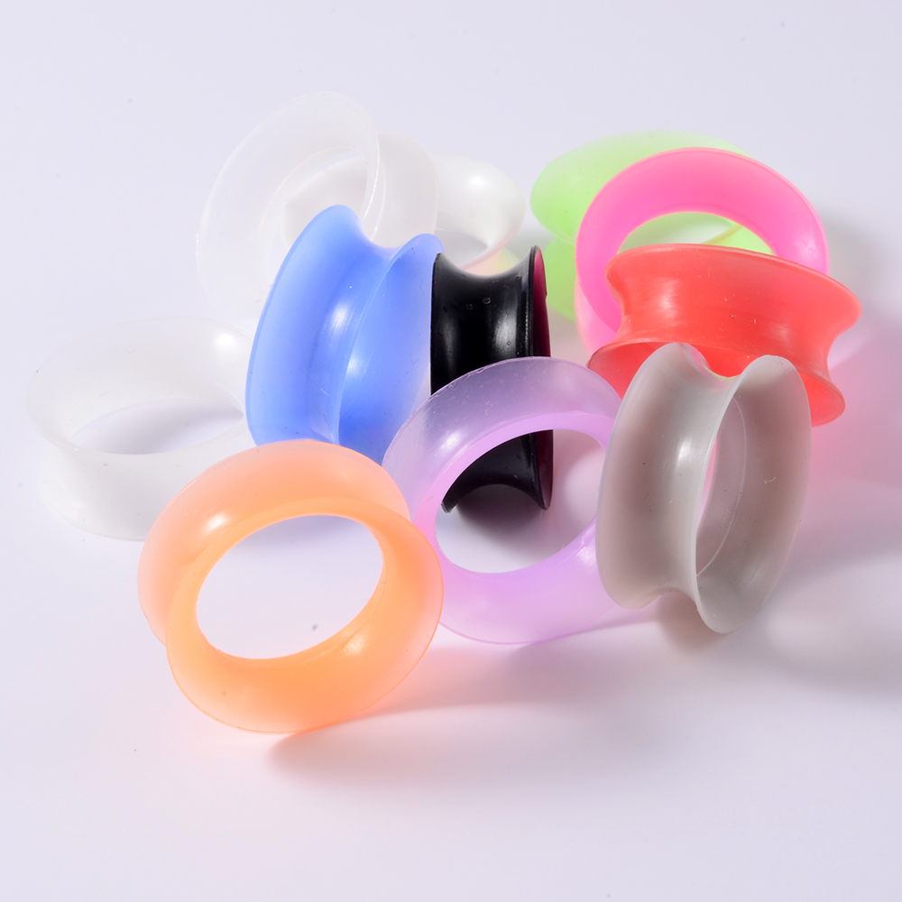 2 Nút Tai Silicon Và Đường Hầm - đánh giá và giá Body Jewelry Gauges